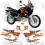HONDA AFRICA TWIN YEAR 1997-1998 DECALS (Compatible Product)