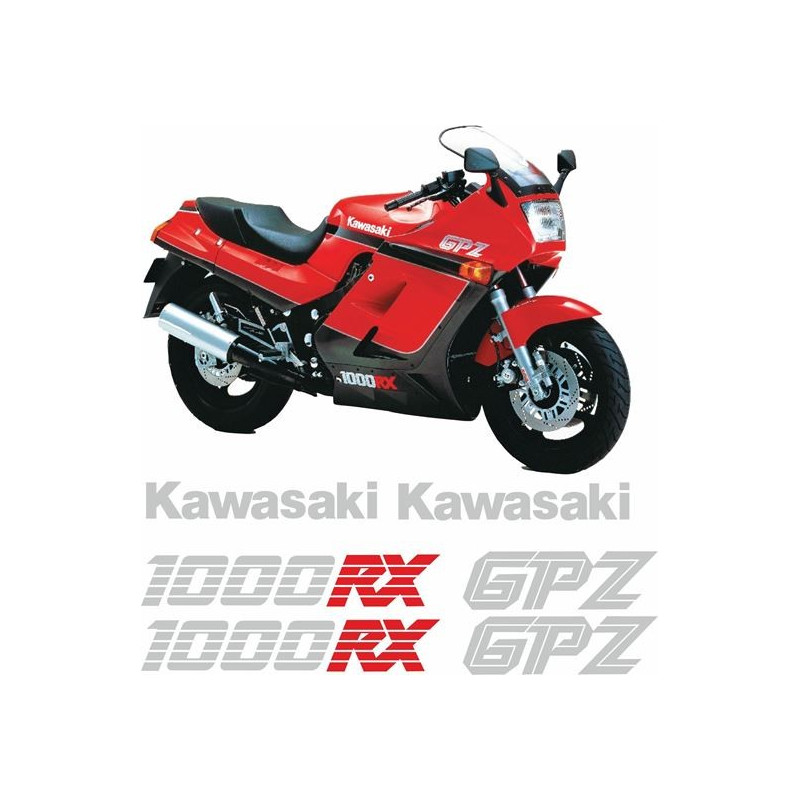 KAWASAKI GPZ 1000RX YEAR 1984-1988 DECALS