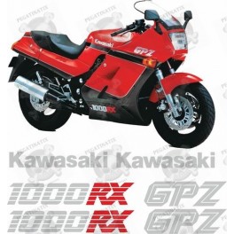 KAWASAKI GPZ 1000RX YEAR 1984-1988 ADESIVOS