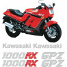 KAWASAKI GPZ 1000RX YEAR 1984-1988 AUFKLEBER