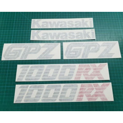 KAWASAKI GPZ 1000RX YEAR 1984-1988 DECALS