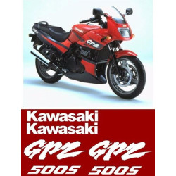 KAWASAKI GPZ 500S DECALS