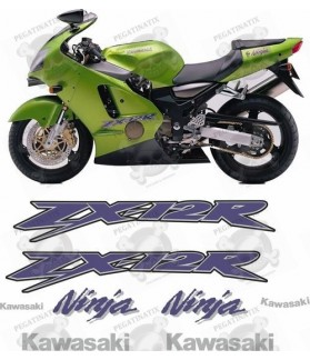 Kawasaki ZX-12R YEAR 2002-2005 STICKERS (Compatible Product)