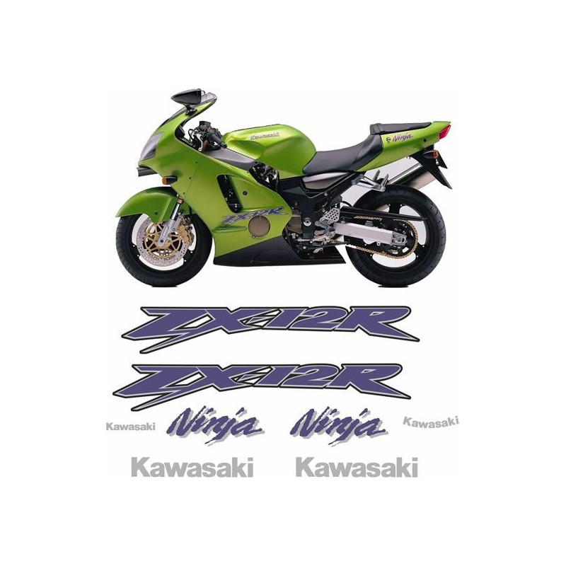 Kawasaki ZX-12R YEAR 2002-2005 DECALS