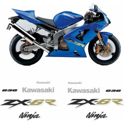 Kawasaki ZX-6R 636 YEAR 2003-2004 ADESIVI