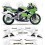 Kawasaki ZX-6R 636 YEAR 2000-2002 STICKERS (Compatible Product)