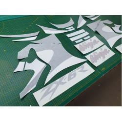 Kawasaki ZX-6R NINJA YEAR 1999 AUTOCOLLANT