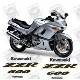 Kawasaki ZZR 600 YEAR 1997 STICKERS