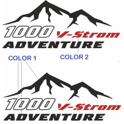 SUZUKI V-Storm Givi Touratech Pannier Decals Adhesivos
