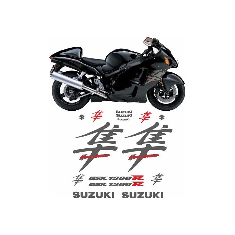 SUZUKI GSX 1300R Hayabusa YEAR 2003-2007 Decals