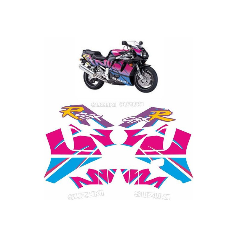 SUZUKI GSX-R 750 YEAR 1992-1993 ADHESIVOS