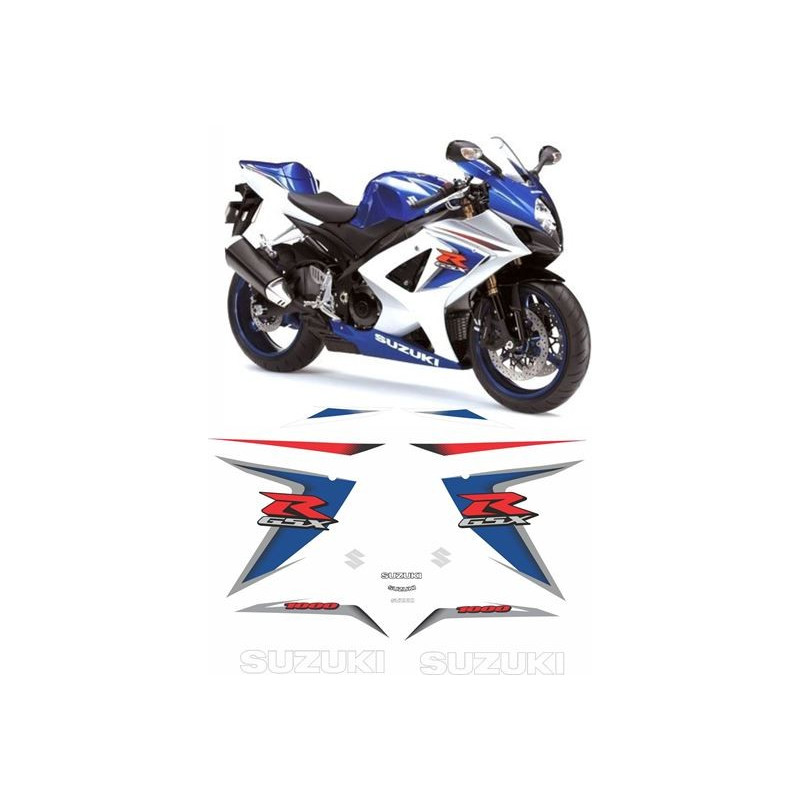 SUZUKI GSX-R 1000 K8 YEAR 2007-2008 DECALS