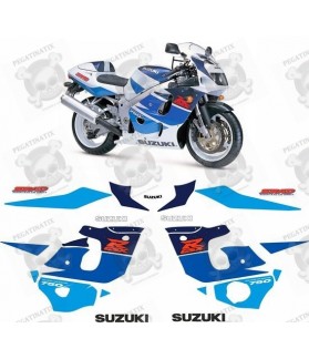 SUZUKI GSX-R 750 YEAR 1997-1998 STICKERS (Compatible Product)