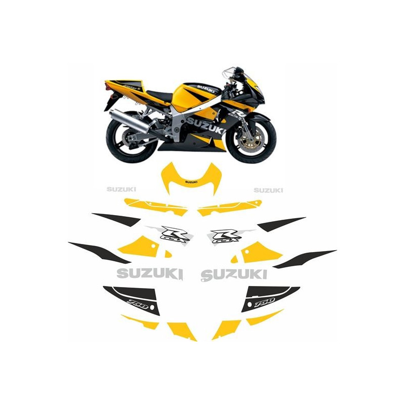 SUZUKI GSX-R 750 YEAR 2001 AUFKLEBER