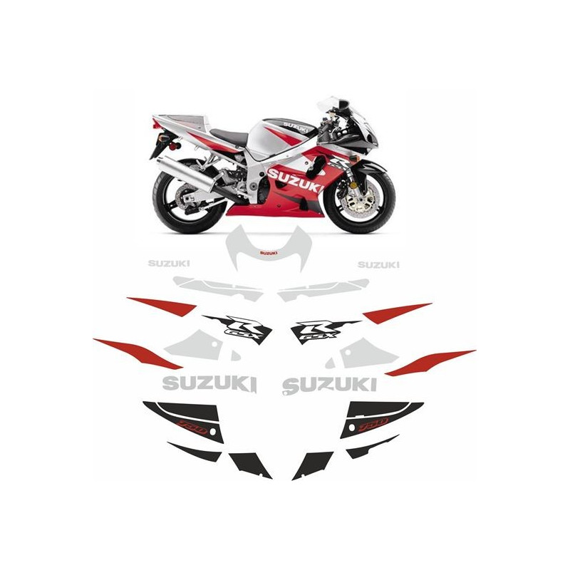 SUZUKI GSX-R 750 YEAR 2001 DECALS