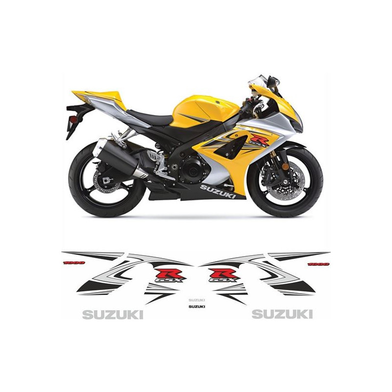 SUZUKI GSX-R 1000 K7 YEAR 2007-2008 ADHESIVOS