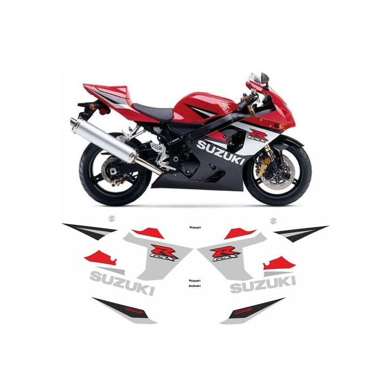 SUZUKI GSX-R 600 K5 YEAR 2005 DECALS