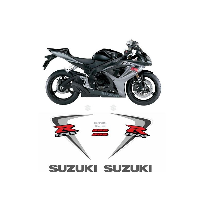 SUZUKI GSX-R 600 K6 YEAR 2006-2007 DECALS