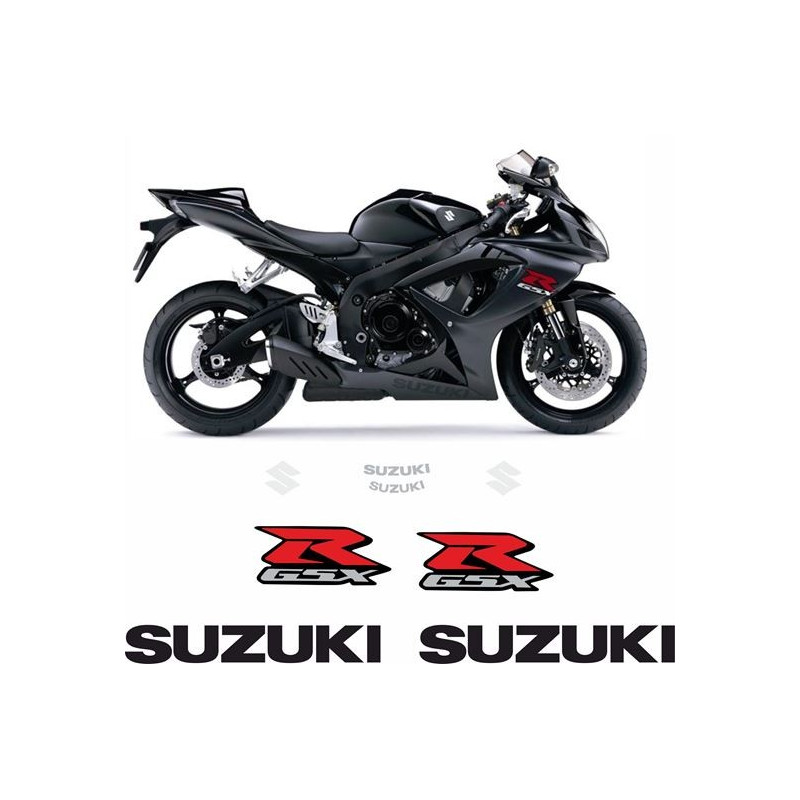 SUZUKI GSX-R 600 K6 YEAR 2007 ADESIVOS