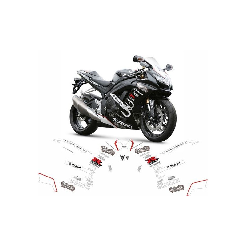 SUZUKI GSX-R 600 K6 YEAR 2006-2007 ADHESIVOS Relentless race