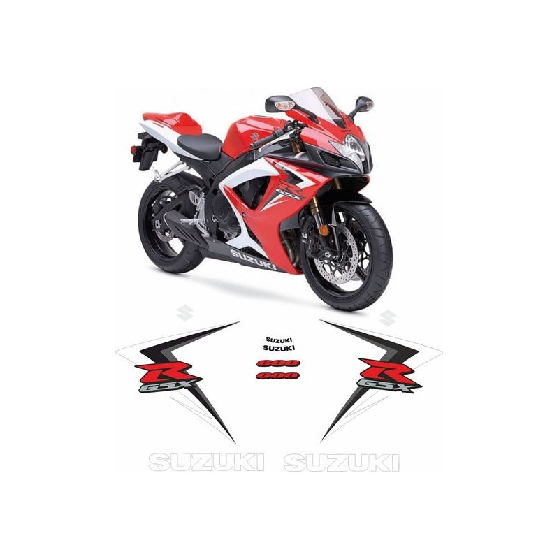 SUZUKI GSX-R 600 K7 YEAR 2007 ADESIVOS