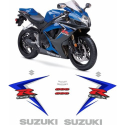 SUZUKI GSX-R 600 K7 YEAR 2007 DECALs
