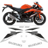 SUZUKI GSX-R 600 K9 YEAR 2009 ADESIVOS
