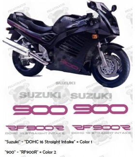 SUZUKI RF 900R YEAR 1994-1997 ADESIVI (Prodotto compatibile)