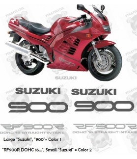SUZUKI RF 900R YEAR 1994-1997 ADESIVOS (Produto compatível)