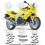 TRIUMPH Sprint ST RS 955 YEAR 2001 STICKERS (Compatible Product)