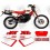 Yamaha XT 350 YEAR 1988-1990 STICKERS (Compatible Product)