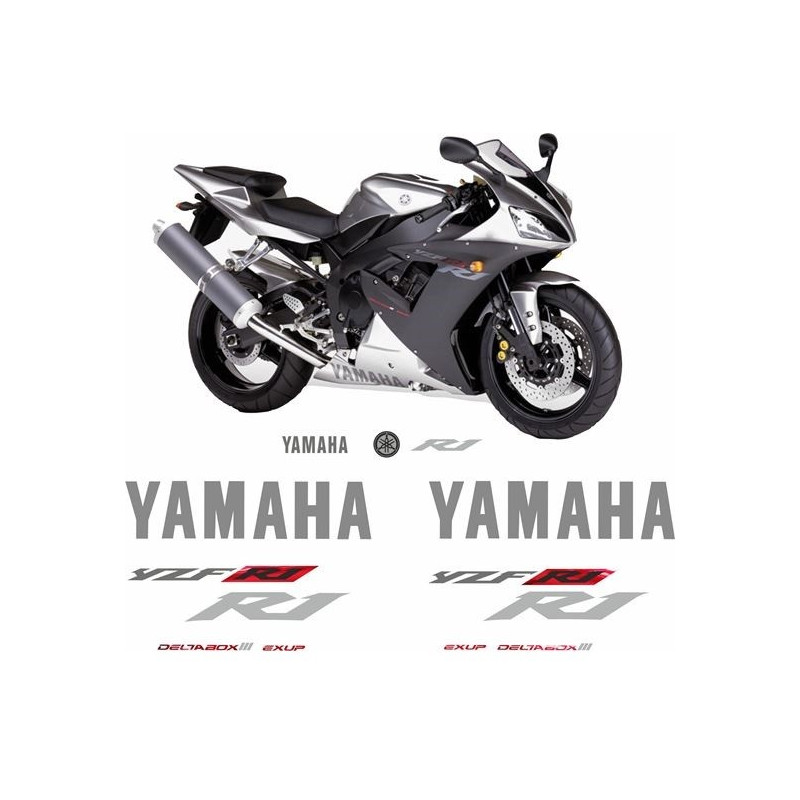 YAMAHA YZF R1 YEAR 2002 ADESIVOS