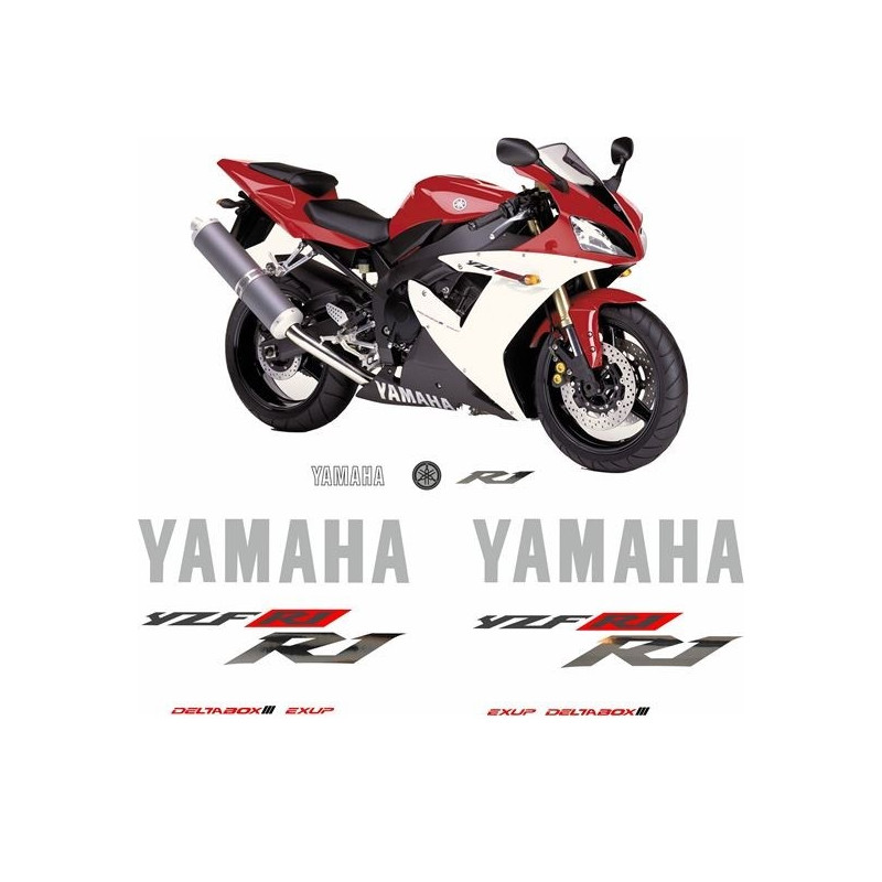 YAMAHA YZF R1 YEAR 2002 AUTOCOLLANT
