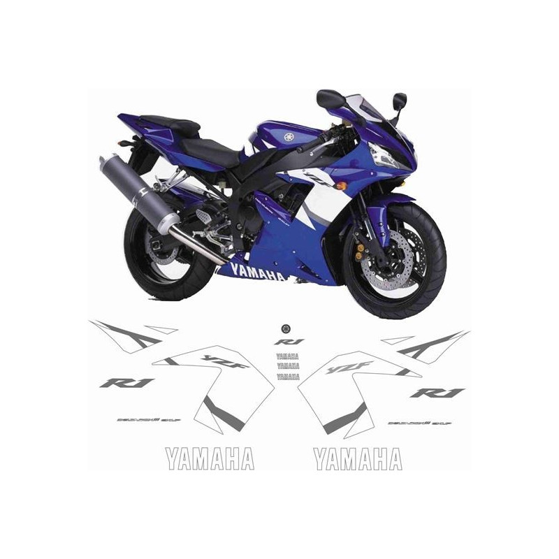 YAMAHA YZF R1 YEAR 2002 DECALS