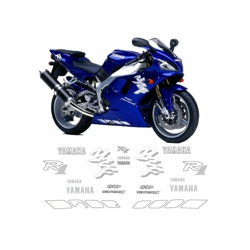 YAMAHA YZF R1 YEAR 1998-2001 ADHESIVOS