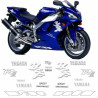 YAMAHA YZF R1 YEAR 1998-2001 ADHESIVOS