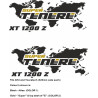 Yamaha XT 1200Z Super Tenere Givi - Touratech ADESIVOS