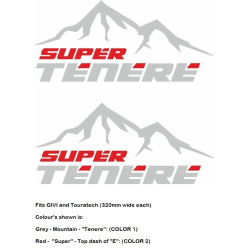 Yamaha XT Super Tenere Givi - Touratech AUFKLEBER