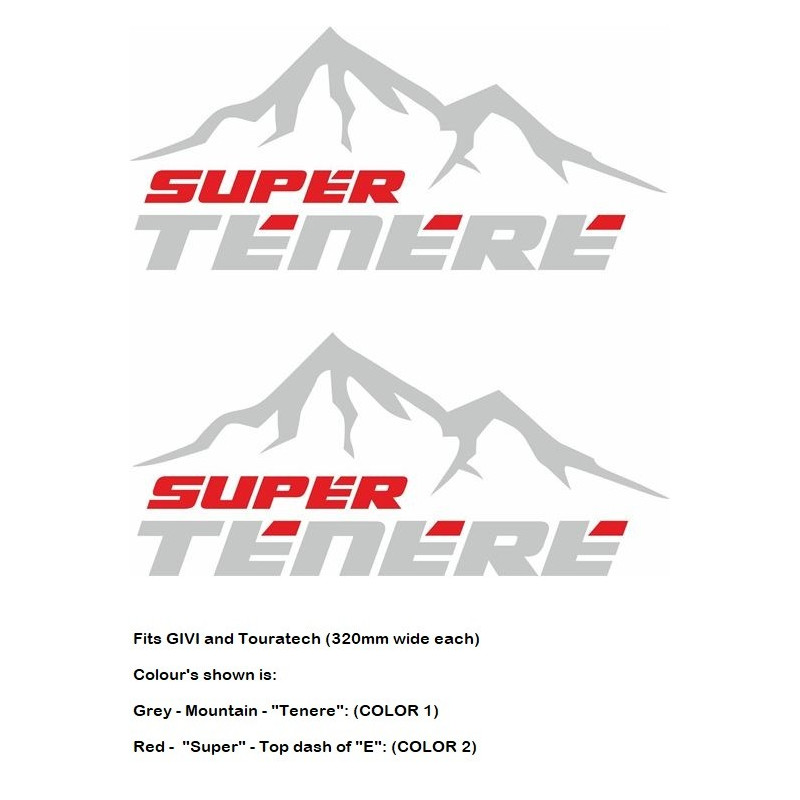 Yamaha XT Super Tenere Givi - Touratech ADHESIVOS