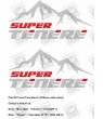 Yamaha XT Super Tenere Givi - Touratech STICKERS