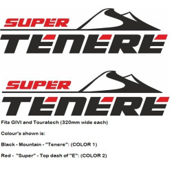 Yamaha XT Super Tenere Givi - Touratech ADESIVI