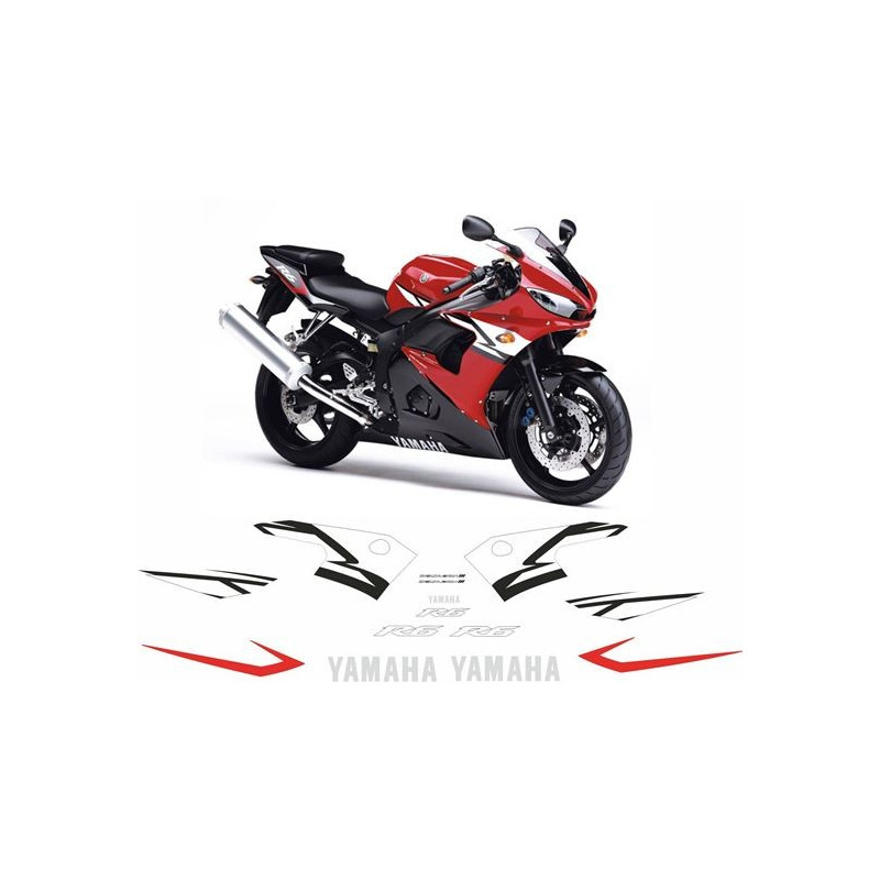 YAMAHA YZF R6 YEAR 2004 AUTOCOLLANT