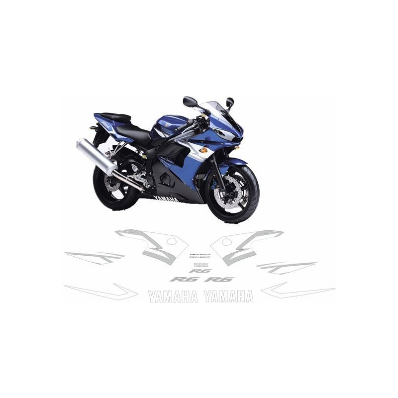 YAMAHA YZF R6 YEAR 2004 AUFKLEBER