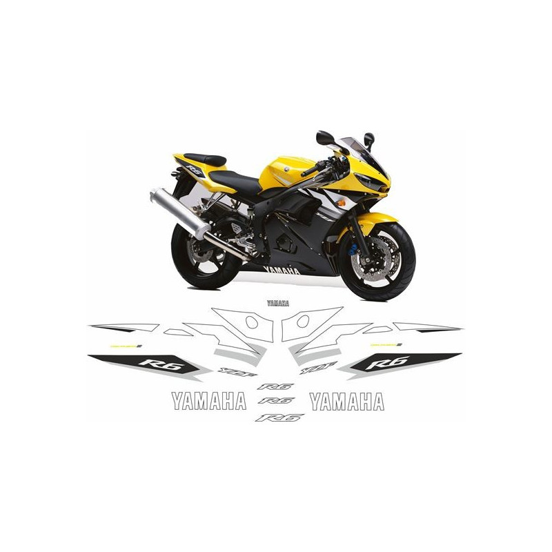 YAMAHA YZF R6 YEAR 2003 DECALS
