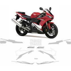 YAMAHA YZF R6 YEAR 2004-2005 AUTOCOLLANT
