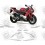 YAMAHA YZF R6 YEAR 2004-2005 DECALS (Compatible Product)