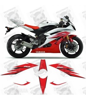 YAMAHA YZF R6 YEAR 2006-2007 STICKER (Compatible Product)