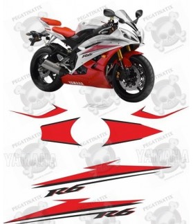YAMAHA YZF R6 YEAR 2006-2007 DECALS (Compatible Product)