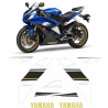 YAMAHA YZF R6 YEAR 2009 BLUE ADESIVI