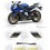 YAMAHA YZF R6 YEAR 2009 BLUE STICKER (Compatible Product)